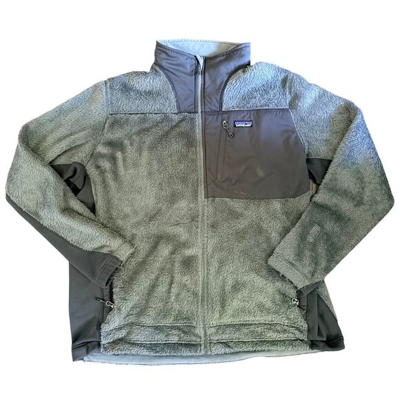 Patagonia R3 Hi-Loft Gray 2XL - 3XL Men's Fleece Zip Up Shacket Jacket - Picture 1 of 7